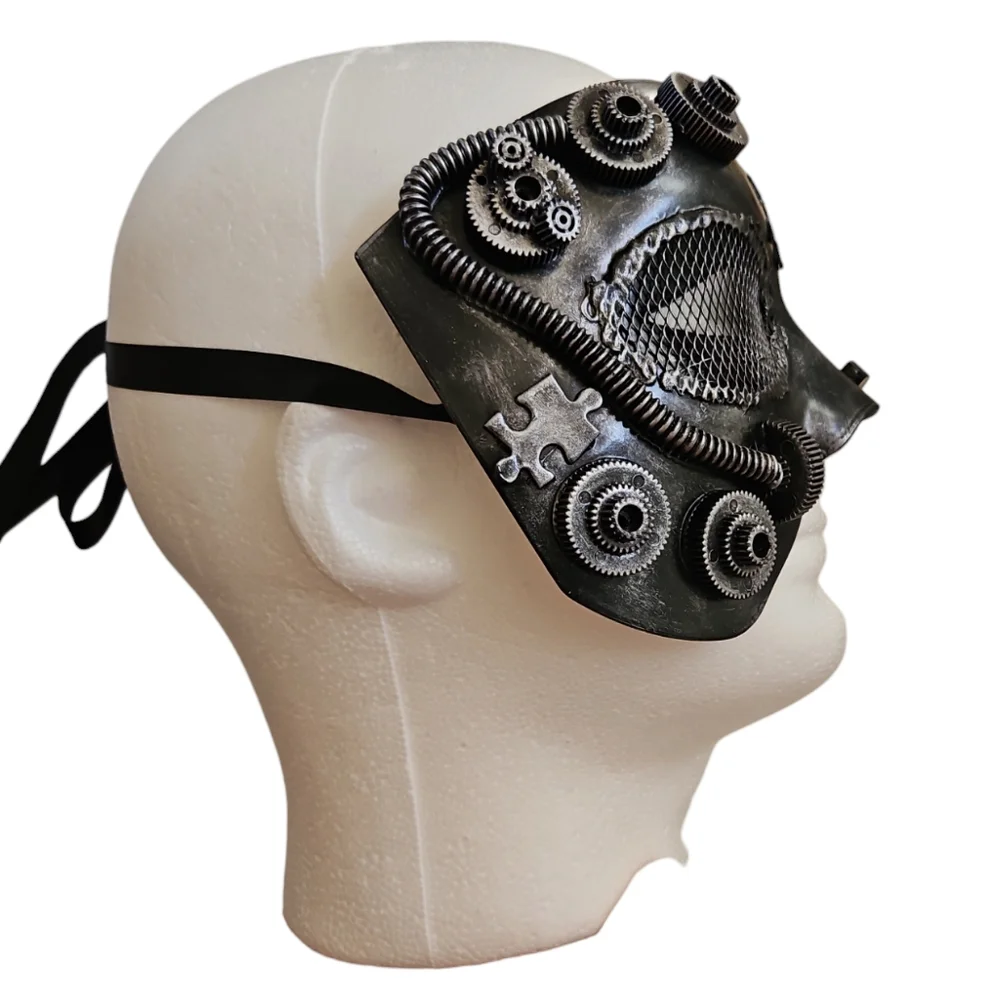Steampunk Style Phantom Half Face Masquerade Mask Halloween